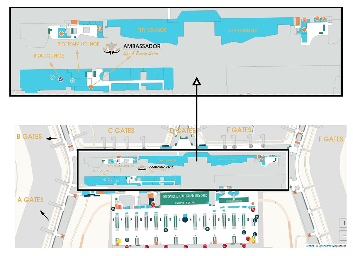 The Ambassador Spa & Beauty Salon at Istanbul Airport